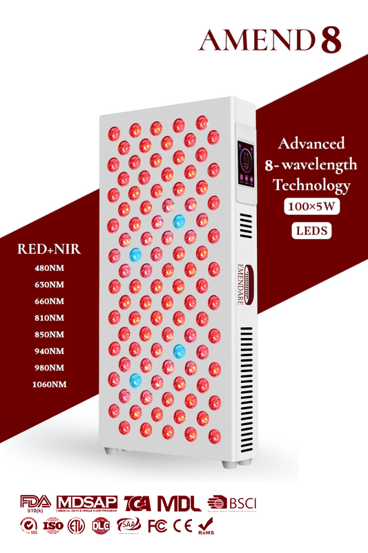 AMEND8 Red Light Therapy Panel