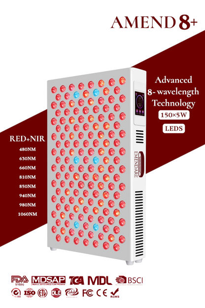 AMEND8 Red Light Therapy Panel